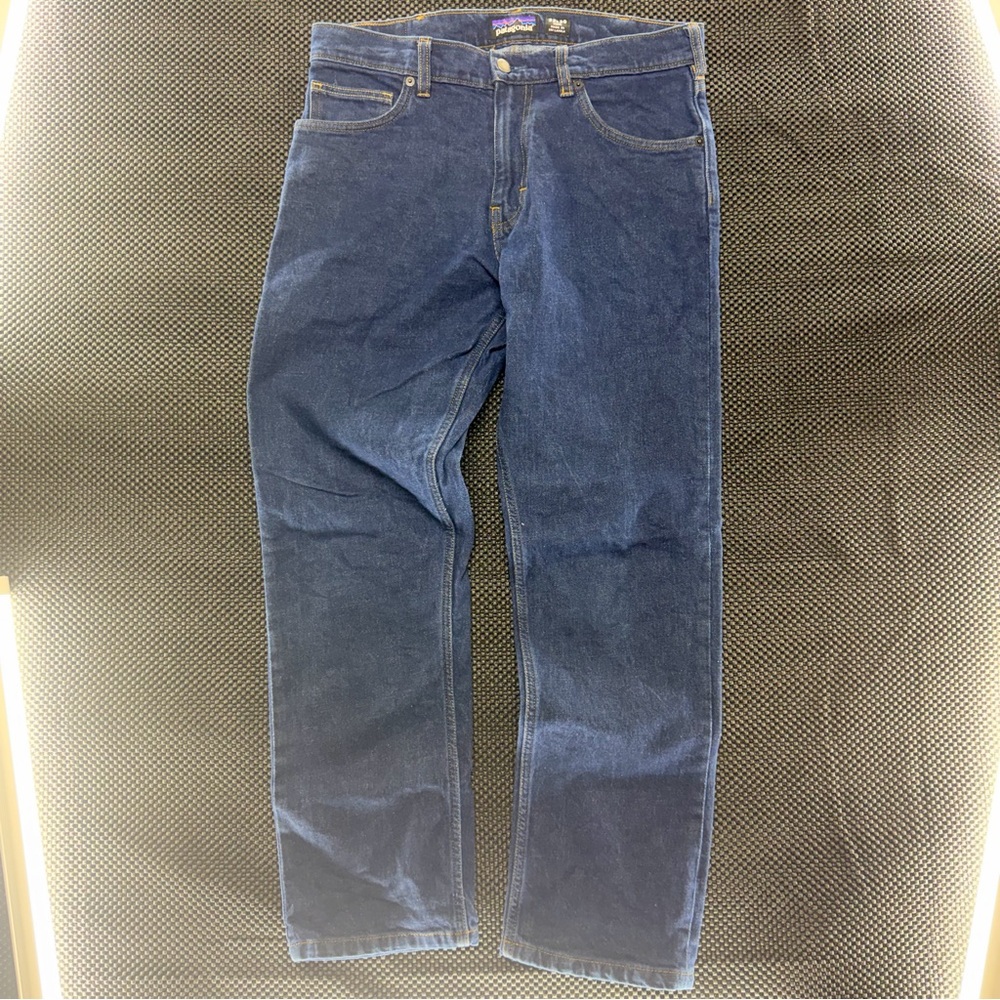 Patagonia Men's Navy Straight-Leg Jeans